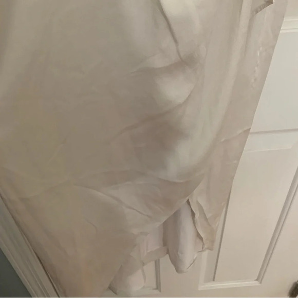 EXPRESS SATIN twist front high low midi dress Size Small NEW WITH TAG Bridal - Picture 5 of 8